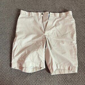 Brooks Brothers Lightweight Advantage Chino Short in Ivory W33 100% Cotton